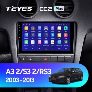 Штатная магнитола Teyes CC2L Plus 2/32 Audi A3 2 8P (2003-2013)