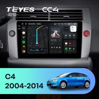 Штатная магнитола Teyes CC4 8/128 Citroen C4 (2004-2014)