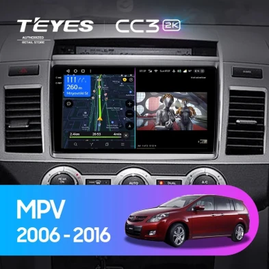 Штатная магнитола Teyes CC3 2K 4/64 Mazda MPV LY (2006-2016)