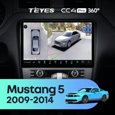 Штатная магнитола Teyes CC4 Pro 360 12/256 Ford Mustang 5 S-197 (2009-2014) F1 (11")