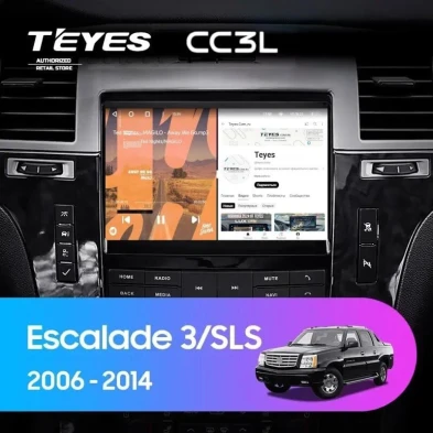 Штатная магнитола Teyes CC3L 4/64 Cadillac Escalade 3 (GMT900) (2006-2014)