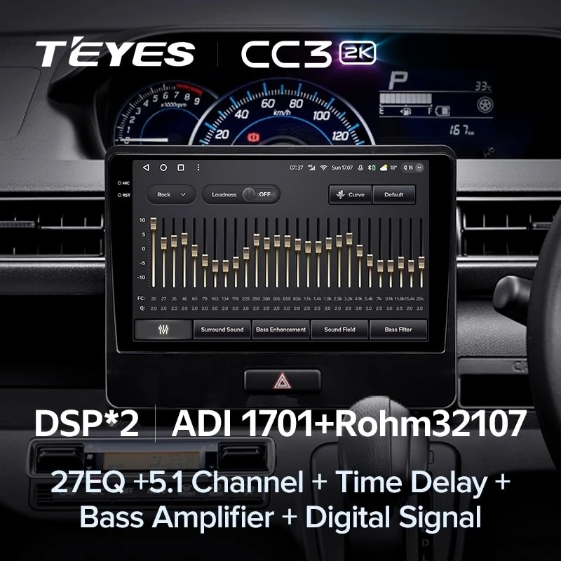 Штатная магнитола Teyes CC3 2K 4/64 Suzuki Wagon R VI (2017-2021)