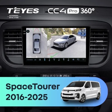 Штатная магнитола Teyes CC4 Pro 360 8/128 Citroen SpaceTourer (2016-2026)