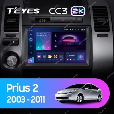 Штатная магнитола Teyes CC3 2K 6/128 Toyota Prius XW20 (2003-2011) F1