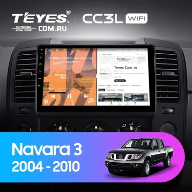 Штатная магнитола Teyes CC3L WiFi 2/32 Nissan Navara 3 D40 (2004-2010) F2