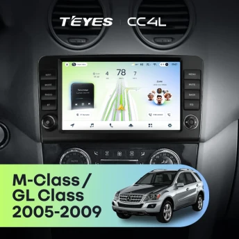 Штатная магнитола Teyes CC4L 6/64 Mercedes-Benz ML-Class X164 (2005-2009) F2