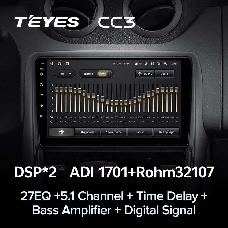 Штатная магнитола Teyes CC3 4/32 Nissan Terrano (2014-2020)