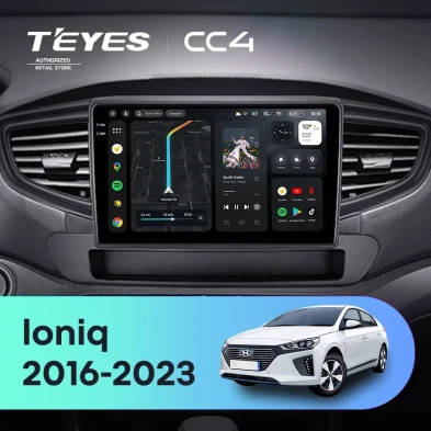 Штатная магнитола Teyes CC4 6/64 Hyundai Ioniq AE (2016-2023) Тип-A