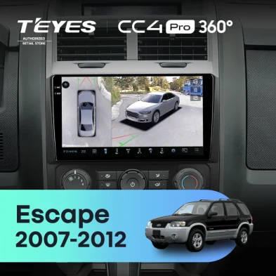Штатная магнитола Teyes CC4 Pro 360 8/128 Ford Escape (2007-2012) F2
