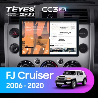 Штатная магнитола Teyes CC3 2K 6/128 Toyota FJ Cruiser J15 (2006-2020) F2 (11")