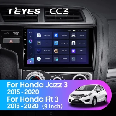 Штатная магнитола Teyes CC3 4/32 Honda Jazz 3 (2015-2020) Тип-B