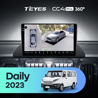 Штатная магнитола Teyes CC4 Pro 360 12/256 Iveco Daily (2023-2024)