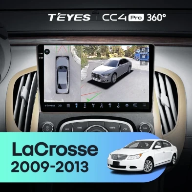 Штатная магнитола Teyes CC4 Pro 360 8/128 Buick Lacrosse (2009-2013)