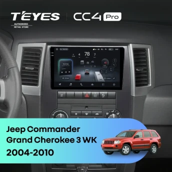 Штатная магнитола Teyes CC4 Pro 12/256 Jeep Commander (2005-2010)