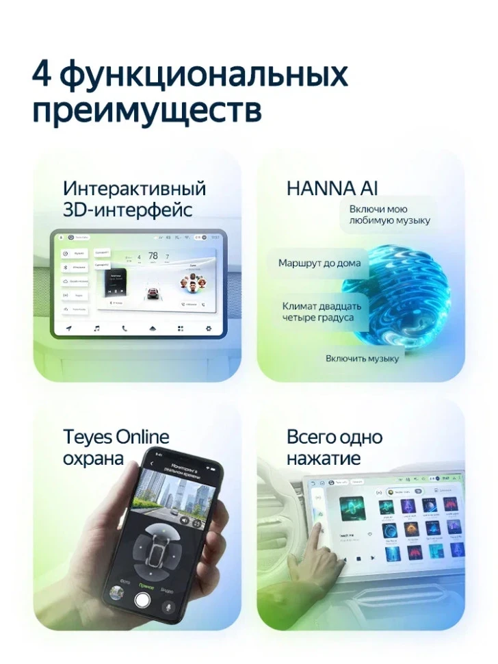 Штатная магнитола Teyes CC4L 4/64 Geely GC6 (2016-2019)