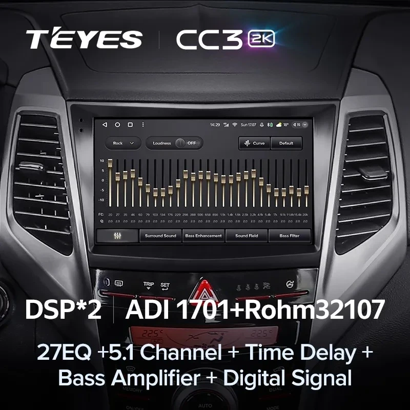 Штатная магнитола Teyes CC3 2K 4/64 SsangYong Tivoli (2015-2019)