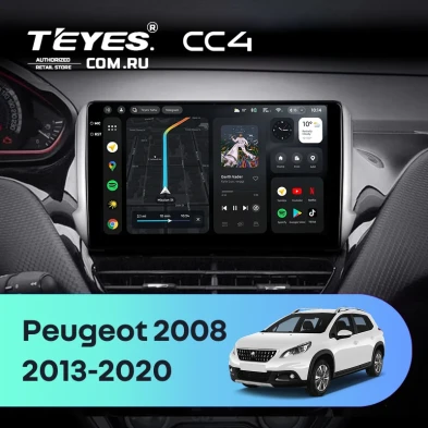 Штатная магнитола Teyes CC4 8/128 Peugeot 2008 (2013-2020)