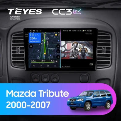 Штатная магнитола Teyes CC3 2K 6/128 Mazda Tribute (2000-2007)