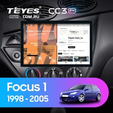 Штатная магнитола Teyes CC3 2K 4/32 Ford Focus 1 (1998-2005) (11")