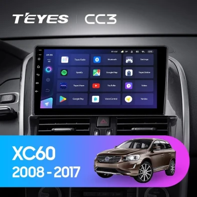 Штатная магнитола Teyes CC3 4/32 Volvo XC60 I 1 (2013-2017) Тип-B
