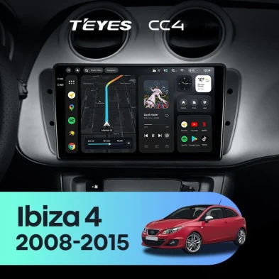 Штатная магнитола Teyes CC4 8/128 Seat Ibiza 6J (2008-2015)