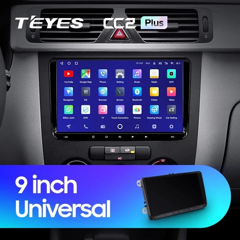 Магнитола Teyes CC2 Plus 4/64 Volkswagen / Skoda Универсал 9"