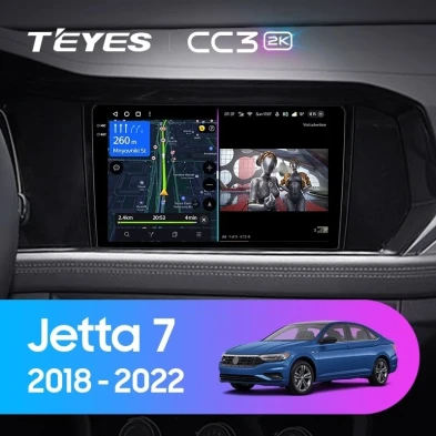 Штатная магнитола Teyes CC3 2K 4/32 Volkswagen Jetta 7 (2018-2022)