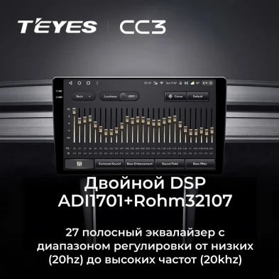 Штатная магнитола Teyes CC3 4/32 Peugeot Boxer 2 (2011-2022) Тип-B (0din)