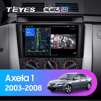 Штатная магнитола Teyes CC3 2K 360 6/128 Mazda Axela 1 (2003-2008)