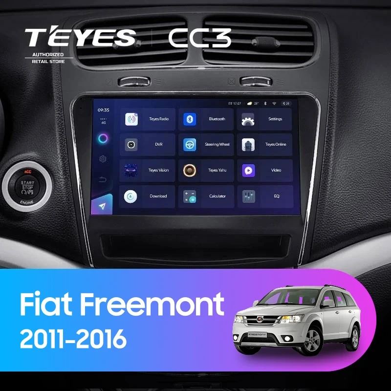 Штатная магнитола Teyes CC3 4/32 Fiat Freemont (2011-2016)