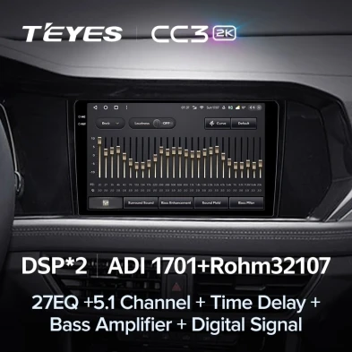 Штатная магнитола Teyes CC3 2K 4/64 Volkswagen Jetta 7 (2018-2022)