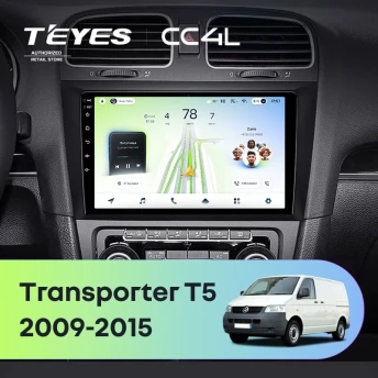 Штатная магнитола Teyes CC4L 6/64 Volkswagen Transporter (T5) (2009-2015)