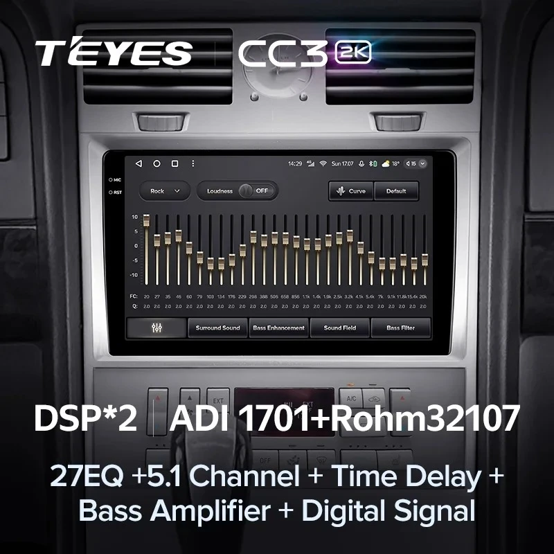 Штатная магнитола Teyes CC3 2K 4/32 Lincoln Navigator (2002-2006)
