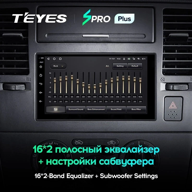 Магнитола Teyes SPRO Plus 3/32 Универсал 7"