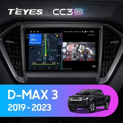 Штатная магнитола Teyes CC3 2K 360 6/128 lsuzu D-MAX 3 RG (2019-2023)