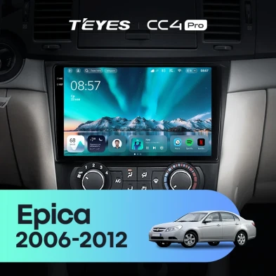 Штатная магнитола Teyes CC4 Pro 12/256 Chevrolet Epica 1 (2006-2012)