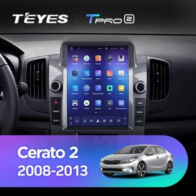 Штатная магнитола Tesla style Teyes TPRO 2 4/64 Kia Cerato 2 TD (2008-2013) F2