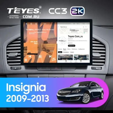 Штатная магнитола Teyes CC3 2K 6/128 Opel Insignia (2009-2013) (11")