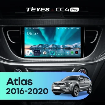 Штатная магнитола Teyes CC4 Pro 12/256 Geely Atlas NL-3 (2016-2020)
