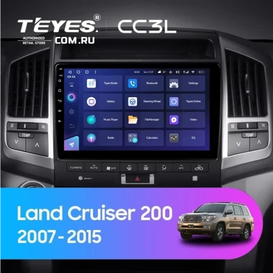 Штатная магнитола Teyes CC3L 4/64 Toyota Land Cruiser 11 200 (2007-2015) F3 Тип-B
