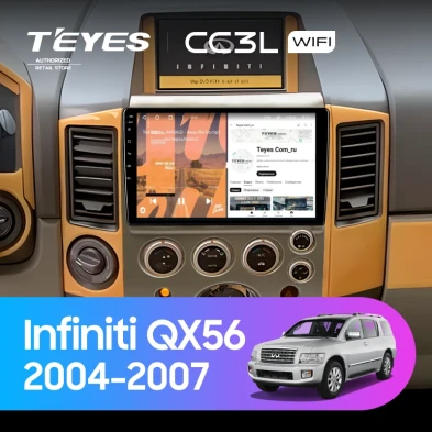 Штатная магнитола Teyes CC3L WiFi 2/32 Infiniti QX56 (2004-2007)