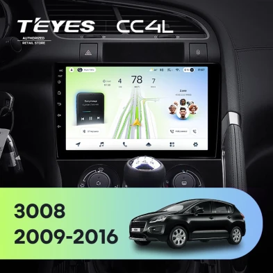 Штатная магнитола Teyes CC4L 6/64 Peugeot 3008 1 (2009-2016) F2