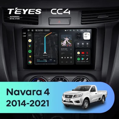 Штатная магнитола Teyes CC4 6/64 Nissan Navara D23 IV (2014-2021) Тип-A