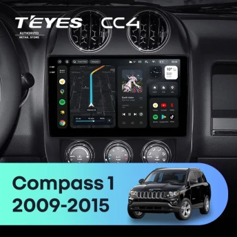 Штатная магнитола Teyes CC4 6/64 Jeep Compass 1 MK (2009-2015)