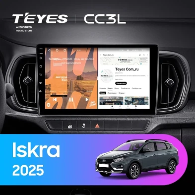 Штатная магнитола Teyes CC3L 4/32 LADA Iskra SW Cross (2025-2026) Тип-A