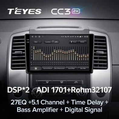 Штатная магнитола Teyes CC3 2K 4/64 Nissan Xterra 2 N50 (2008-2015)