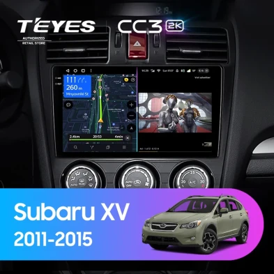 Штатная магнитола Teyes CC3 2K 6/128 Subaru XV (2011-2015) Тип-B