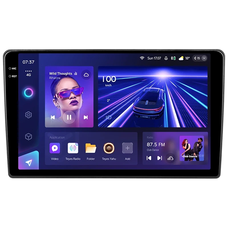 Переходная рамка Toyota Vitz XP10 Yaris Platz Echo (1999-2005) F2 Правый руль (9")