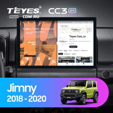 Штатная магнитола Teyes CC3 2K 4/64 Suzuki Jimny JB64 (2018-2020) (11")