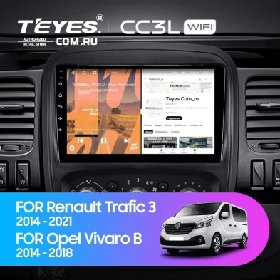 Штатная магнитола Teyes CC3L WiFi 2/32 Opel Vivaro B (2014-2018)